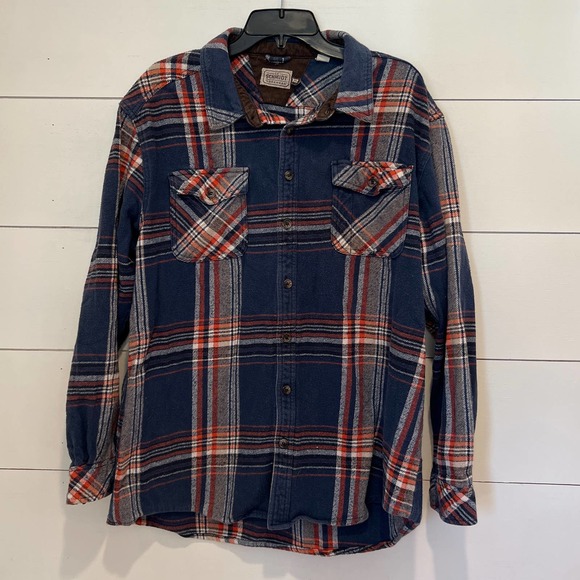 Mens Schmidt Workwear Button-Down Flannel SZ‎ XLT - Picture 1 of 5